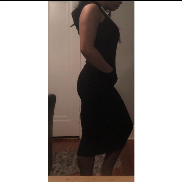 Black hoodie dress - Picture 4 of 7